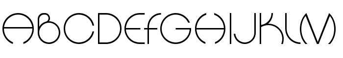 Geotype-Thin Font UPPERCASE