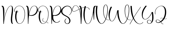 Geovany Blooming Font UPPERCASE