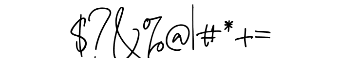 GeppistaSignature-Regular Font OTHER CHARS