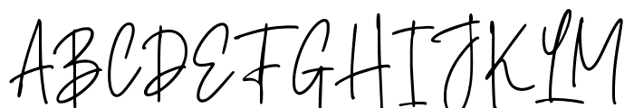 GeppistaSignature-Regular Font UPPERCASE