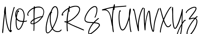 GeppistaSignature-Regular Font UPPERCASE