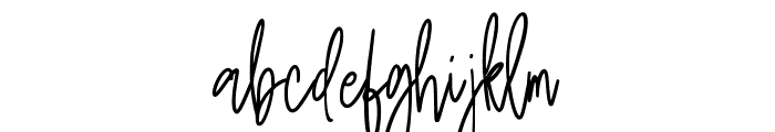 GeppistaSignature-Regular Font LOWERCASE