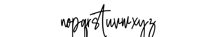 GeppistaSignature-Regular Font LOWERCASE