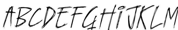 Geraint Italic Font LOWERCASE