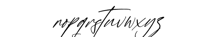 Gerald Fletchery Italic Font LOWERCASE