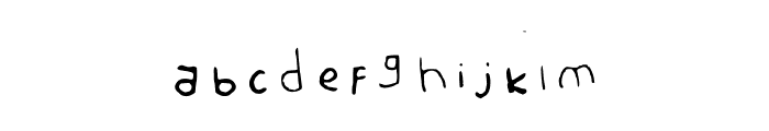 Gerald Time Font LOWERCASE