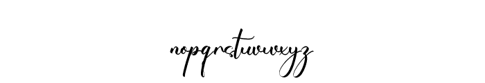 Geraldine Billman Font LOWERCASE