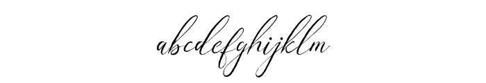 Geraldyn Brushko Font LOWERCASE