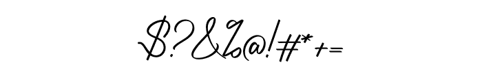 Geraldyne Signature Font OTHER CHARS