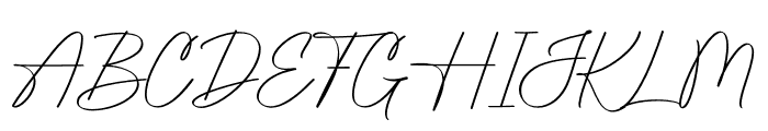 Geraldyne Signature Font UPPERCASE