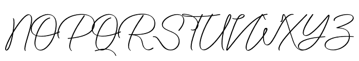 Geraldyne Signature Font UPPERCASE