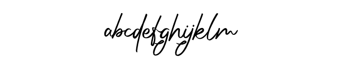Geraldyne Signature Font LOWERCASE