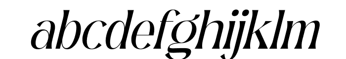 Gerant Italic Font LOWERCASE