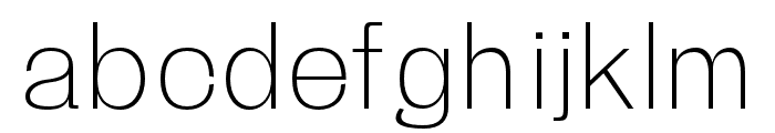 Gerard-Thin Font LOWERCASE