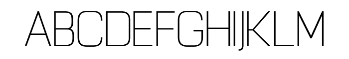 Gercoff Extra Light Font UPPERCASE