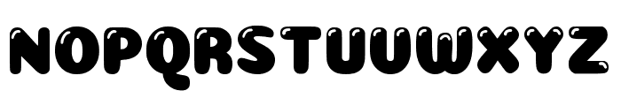 Gergous Bubble Regular Font UPPERCASE