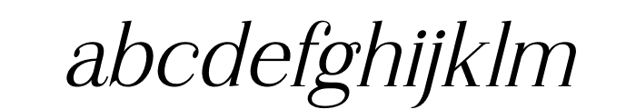 Gerislan Italic Font LOWERCASE