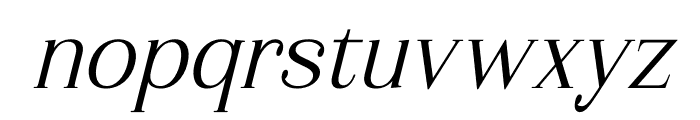 Gerislan Italic Font LOWERCASE