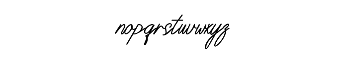 Geristha Font LOWERCASE