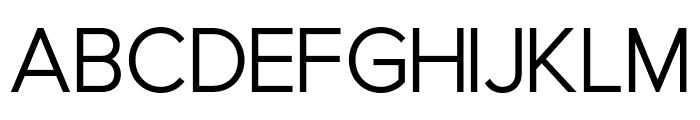 Gerkco Medium Font LOWERCASE