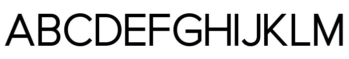 Gerkco Semi-Bold Font LOWERCASE