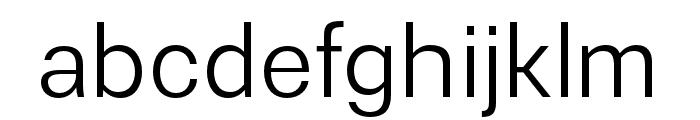 Gerlach Sans Regular Font LOWERCASE