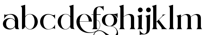 Gerlomi Font LOWERCASE