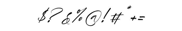 Gerlyonz Jimakes Italic Font OTHER CHARS
