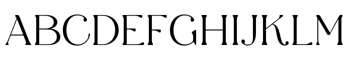 Gerola Regular Font UPPERCASE