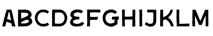 Geronide-Regular Font LOWERCASE