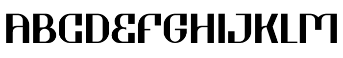 Gerosaf Font UPPERCASE