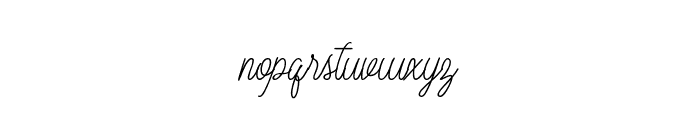 Gerry Style Font LOWERCASE