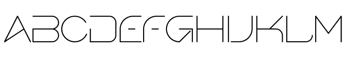 Gerth Light Font UPPERCASE