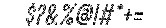 Gerush Italic Font OTHER CHARS