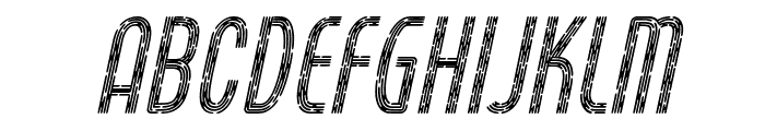 Gerush Italic Font UPPERCASE