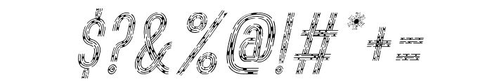 Gerush Light Italic Font OTHER CHARS