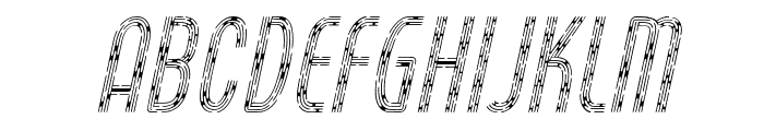 Gerush Light Italic Font UPPERCASE
