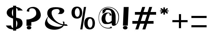 Gesbay-Regular Font OTHER CHARS