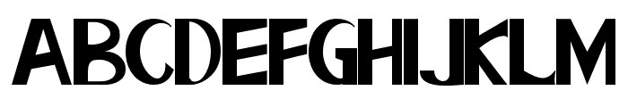 Gesbay-Regular Font UPPERCASE