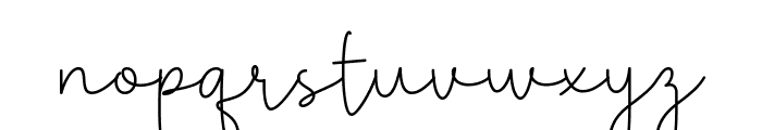 Gesilly Font LOWERCASE
