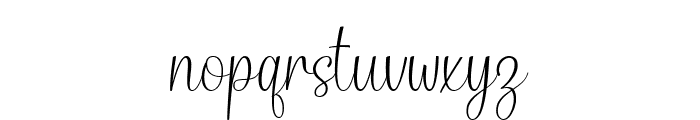 Gesillya Font LOWERCASE
