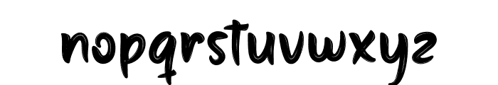 Gestic Font LOWERCASE