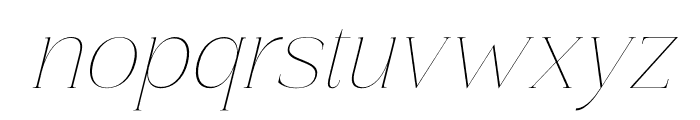 Gestiva Italic Font LOWERCASE