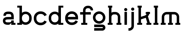 Getboreg Slab Font LOWERCASE