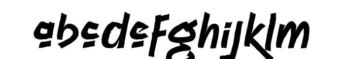 Gethick Font LOWERCASE