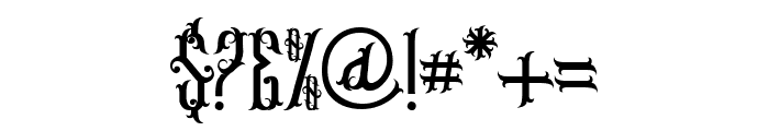 Gethucks Font OTHER CHARS