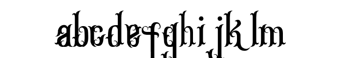 Gethucks Font LOWERCASE