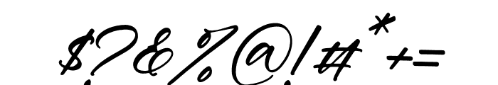 Getisha Italic Font OTHER CHARS