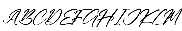 Getisha Italic Font UPPERCASE