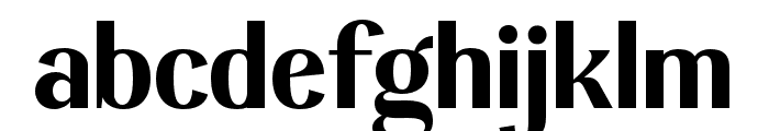 Getishan Extra Bold Font LOWERCASE